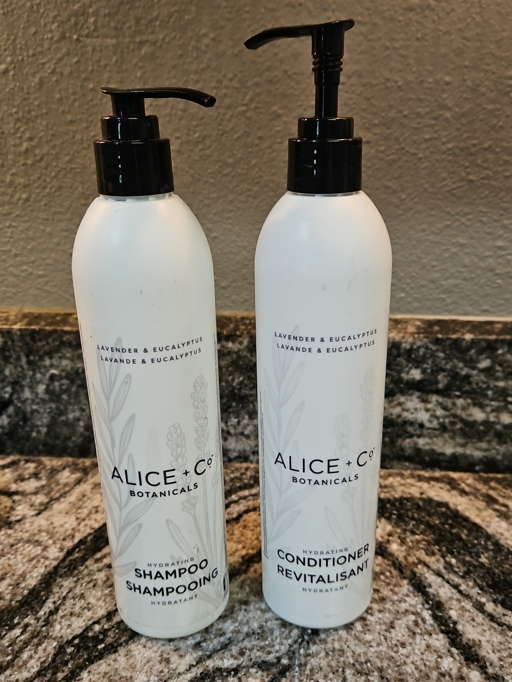 Alice + Co Lavender & Eucalyptus Hydrating Shampoo And Conditioner Set